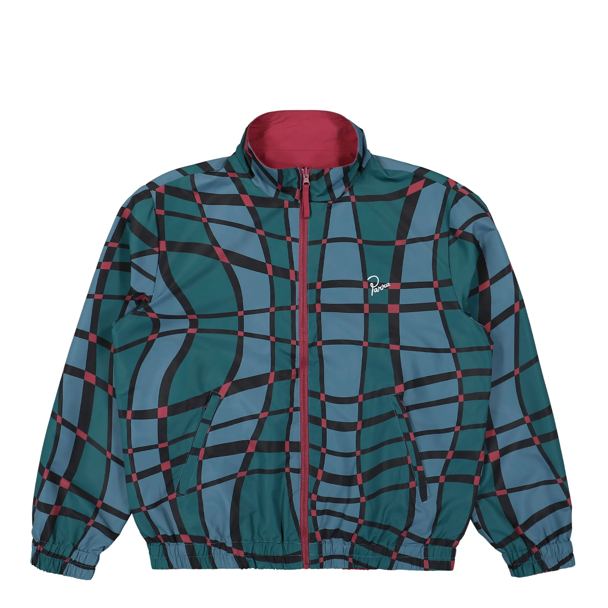 Squared Waves Pattern Track Top sold by OVERKILL