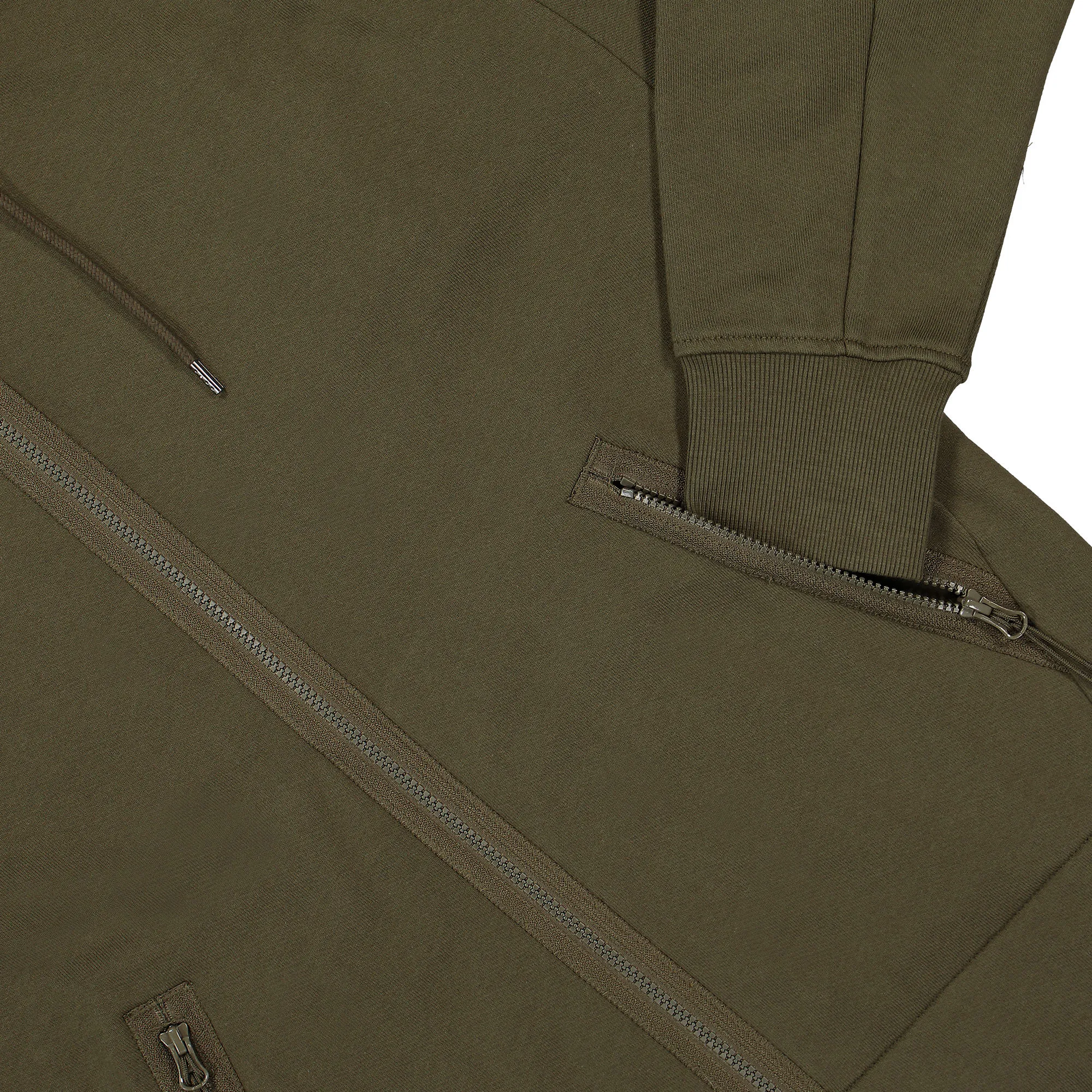 Diagonal Raised Fleece Google Hoodie sold by OVERKILL product image thumbnail 4