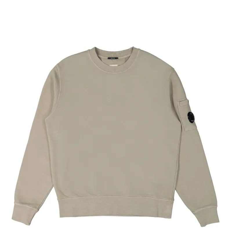 Brushed Emerized Diagonal Fleece Crewneck made by C.P. Company