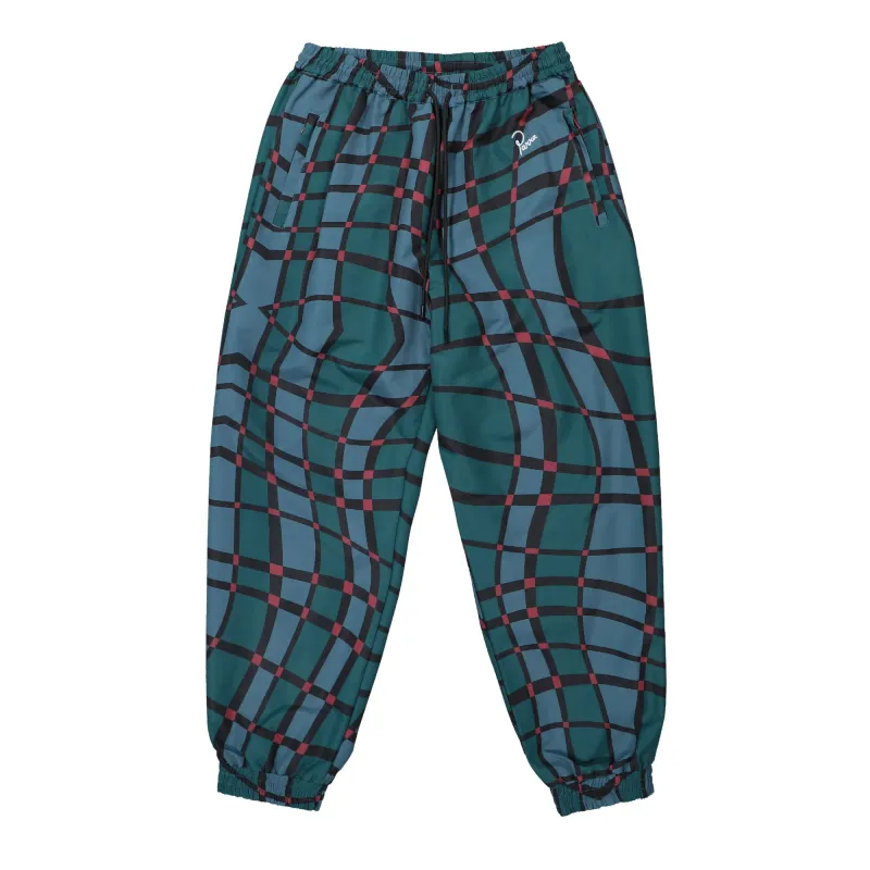 Squared Waves Pattern Track Pants sold by OVERKILL