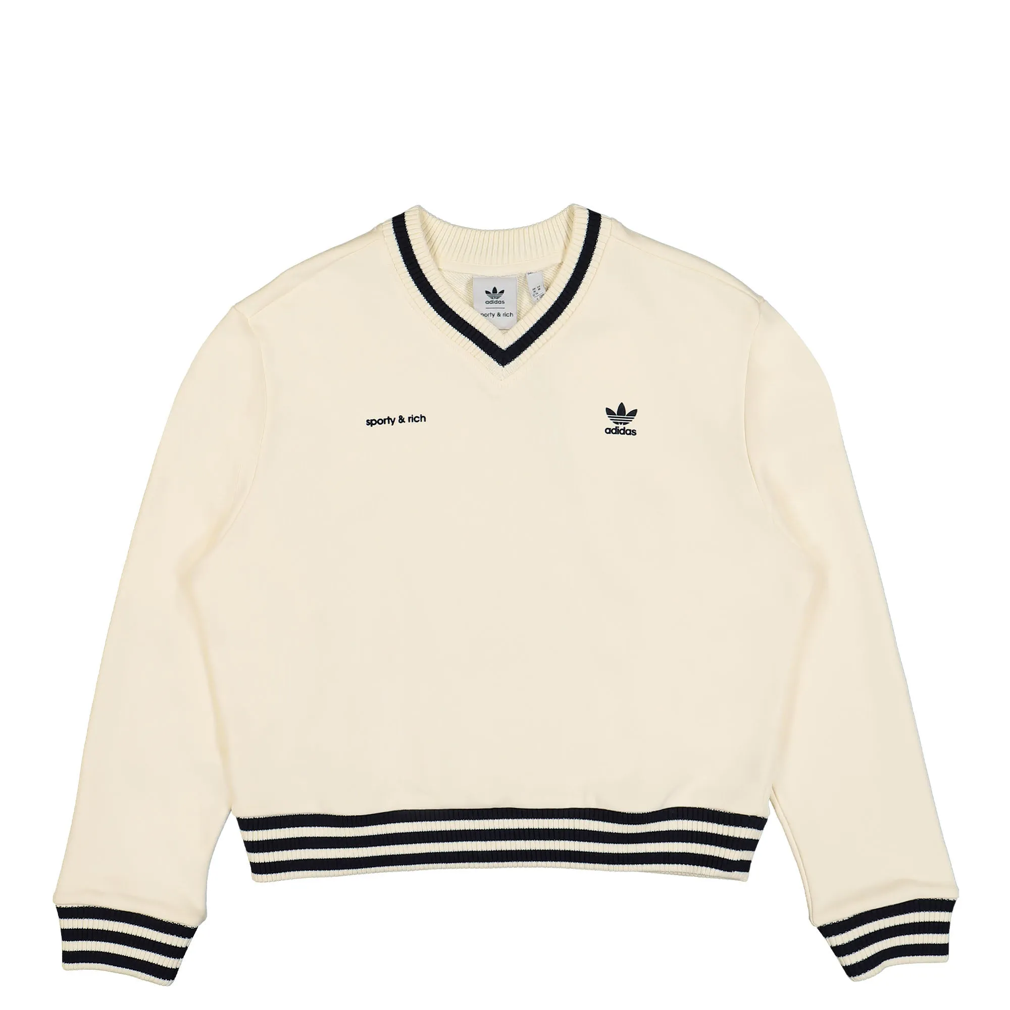 SPORTY & RICH x adidas W Neck Crew Sweater sold by OVERKILL