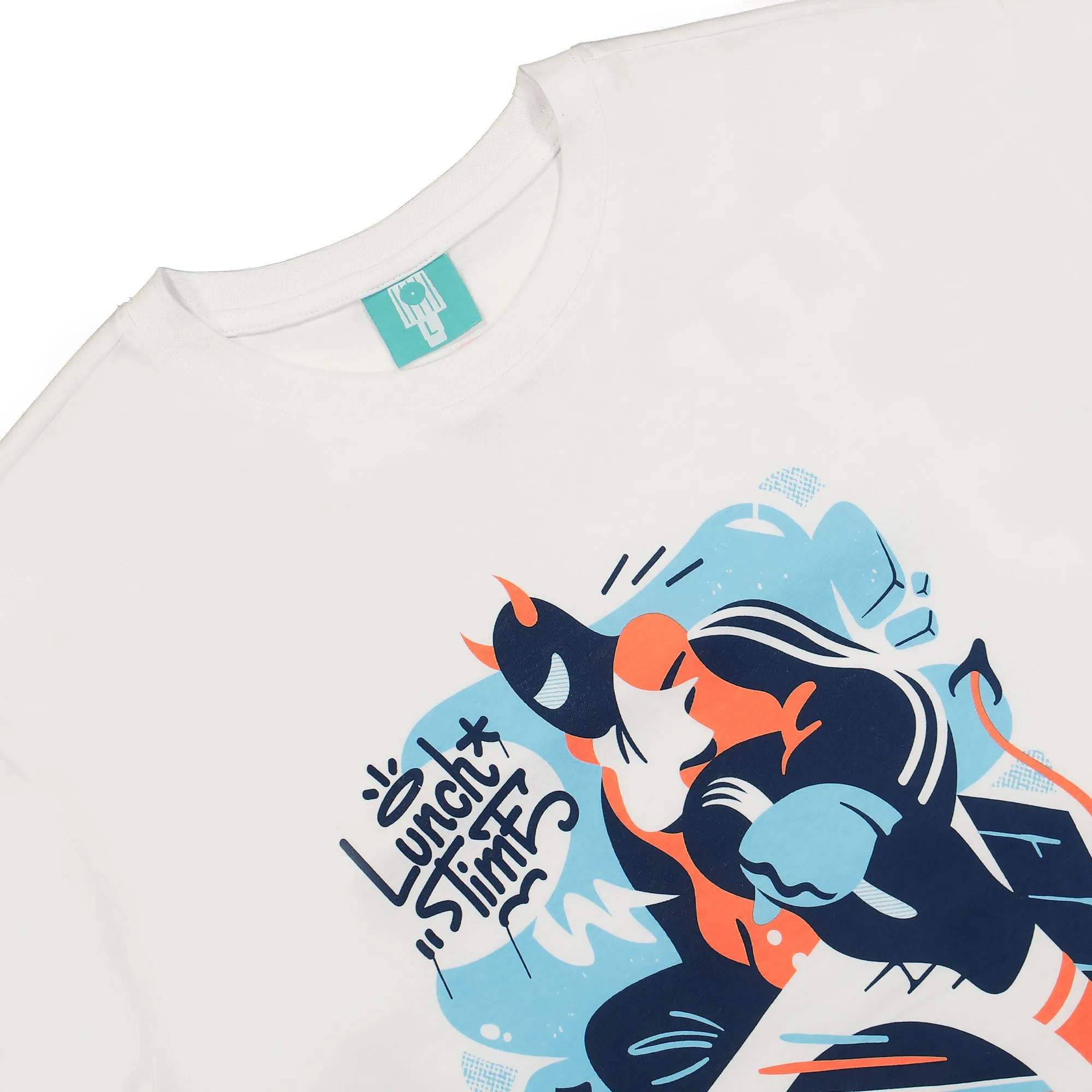 Lunch Time By Gospel T-Shirt sold by OVERKILL product image thumbnail 3