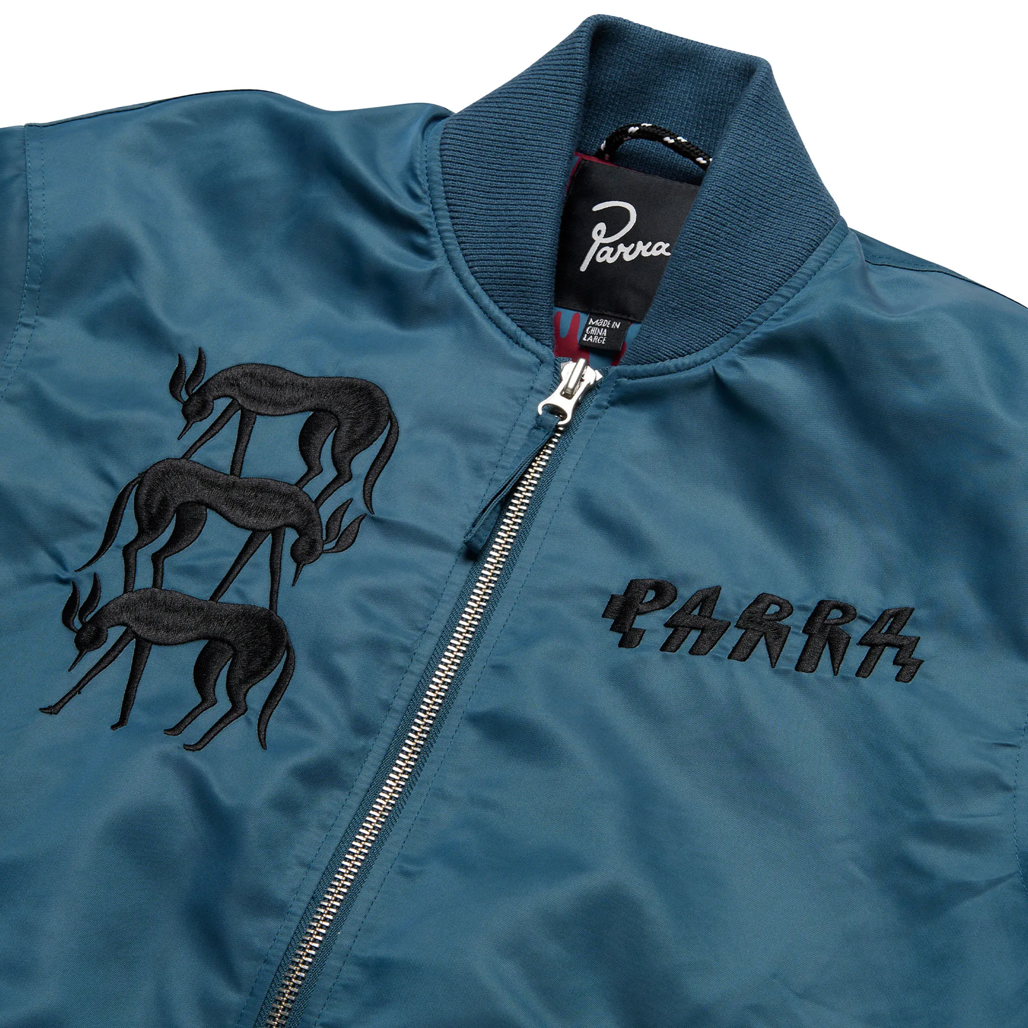 Stacked Pets Varsity Jacket sold by OVERKILL product image thumbnail 4