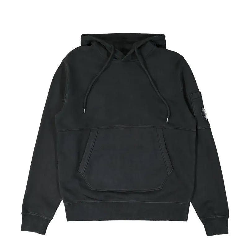 Brushed and Emerized Diagonal Fleece Hoodie made by C.P. Company