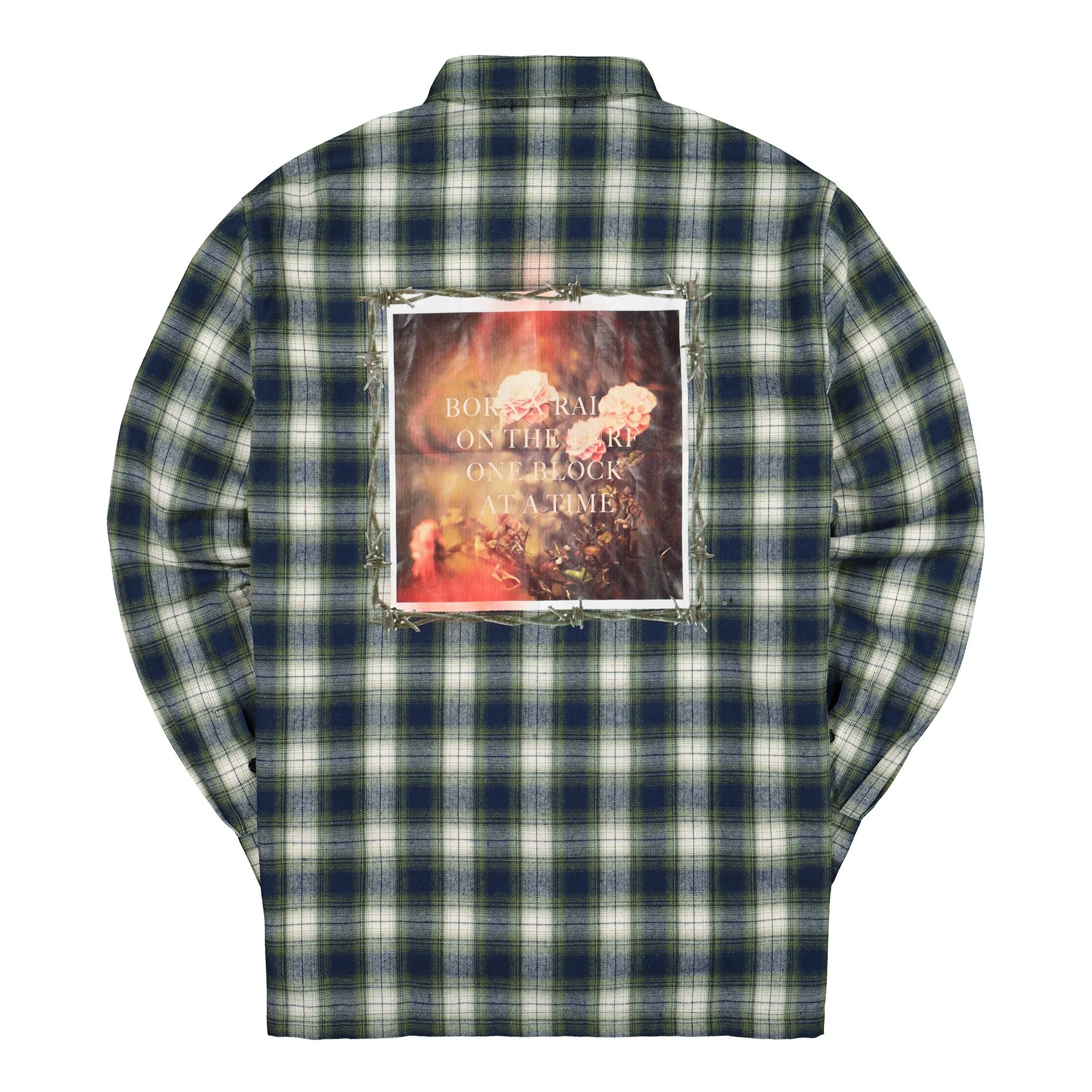 Barbed Wire Flannel sold by OVERKILL product image thumbnail 2