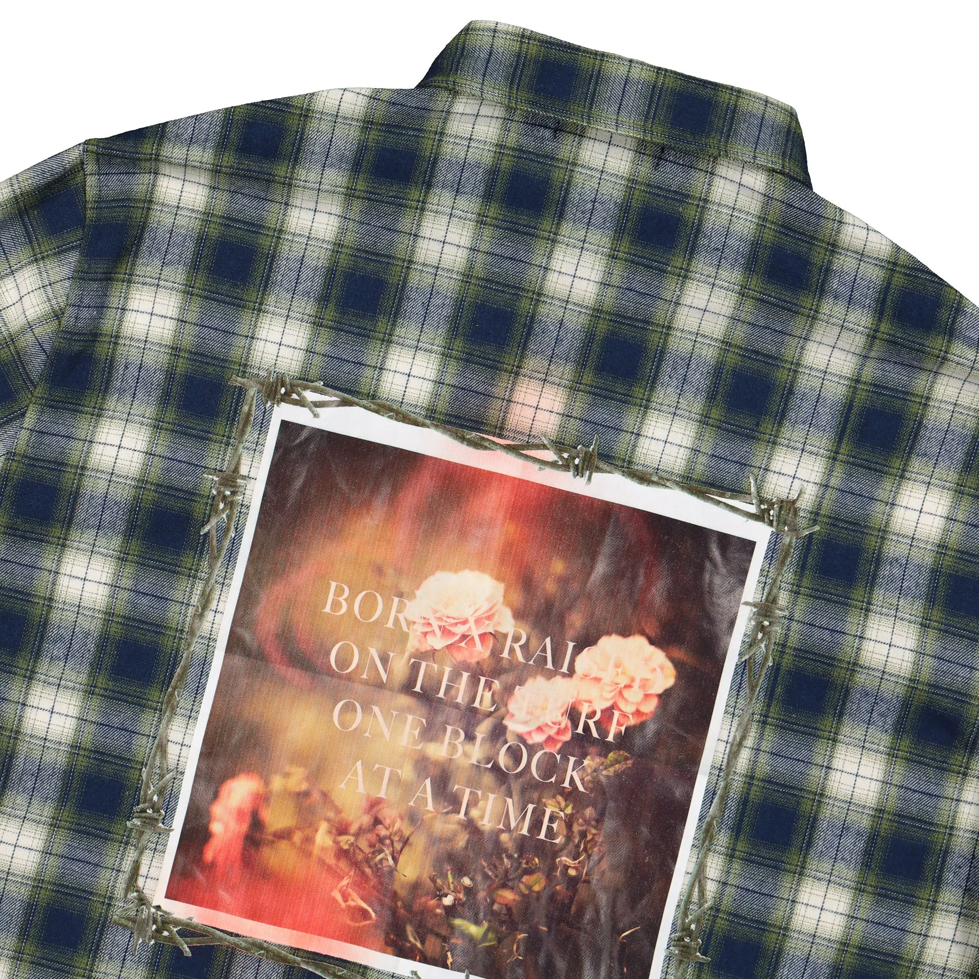 Barbed Wire Flannel sold by OVERKILL product image thumbnail 3