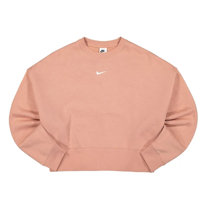 Wmns NSW Essentials Collection Fleece Oversized Crew Sweatshirt made by Nike