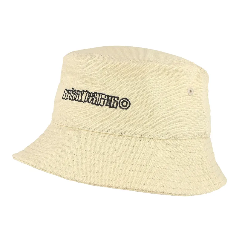 Canvas Wide Brim Bucket Hat made by Stussy