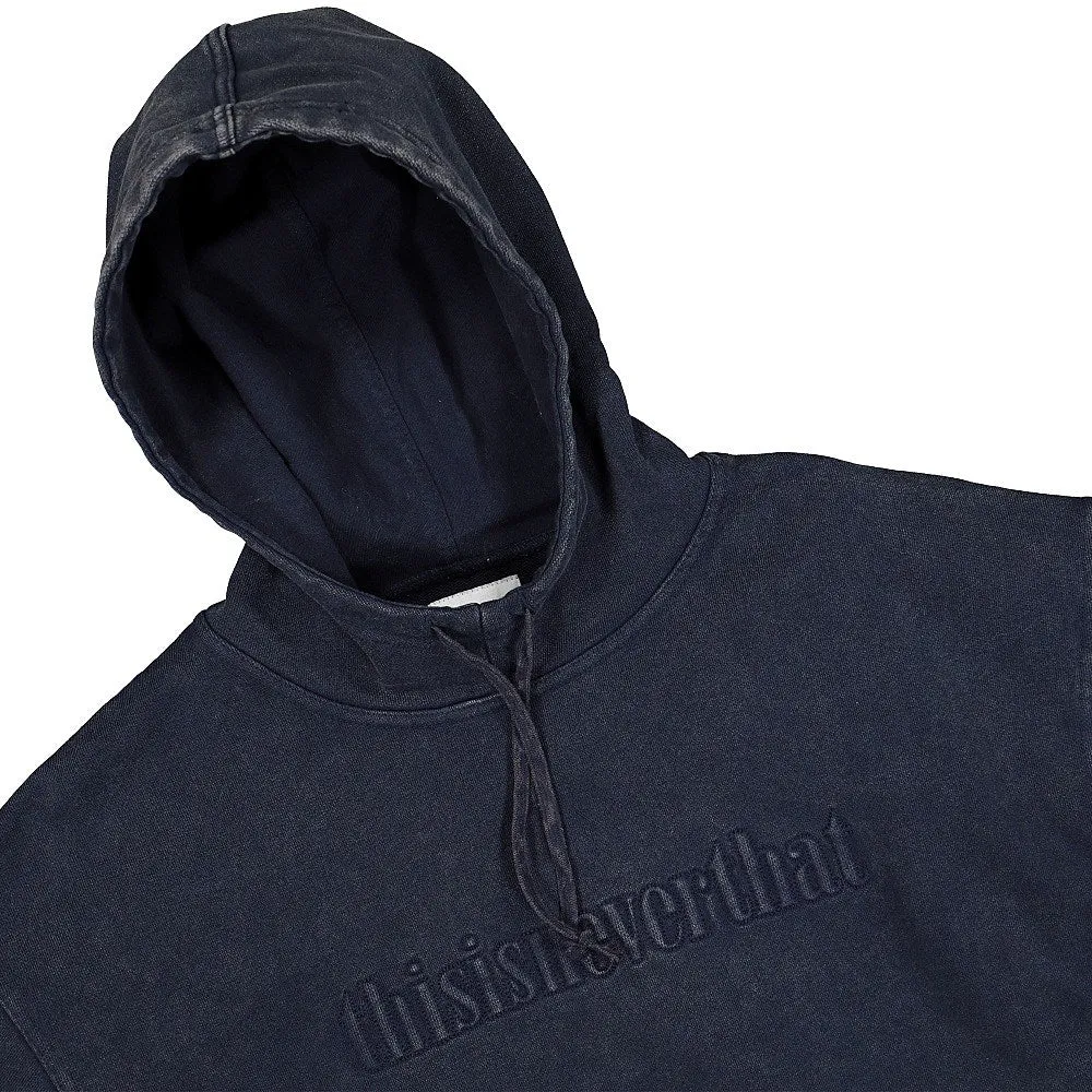 Washed Embroidery Hoodie sold by OVERKILL product image thumbnail 3