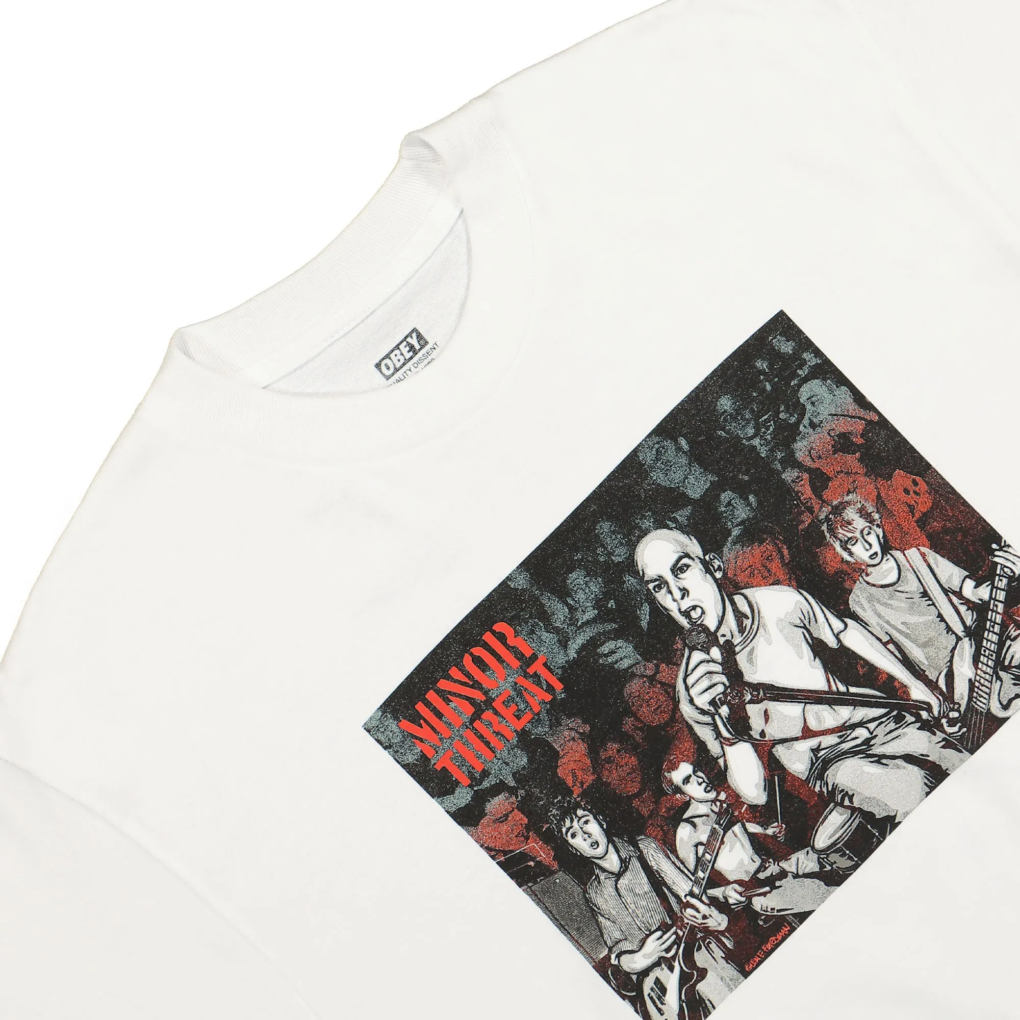 Minor Threat x Obey Gef just A Minor Threat Tee sold by OVERKILL product image thumbnail 2