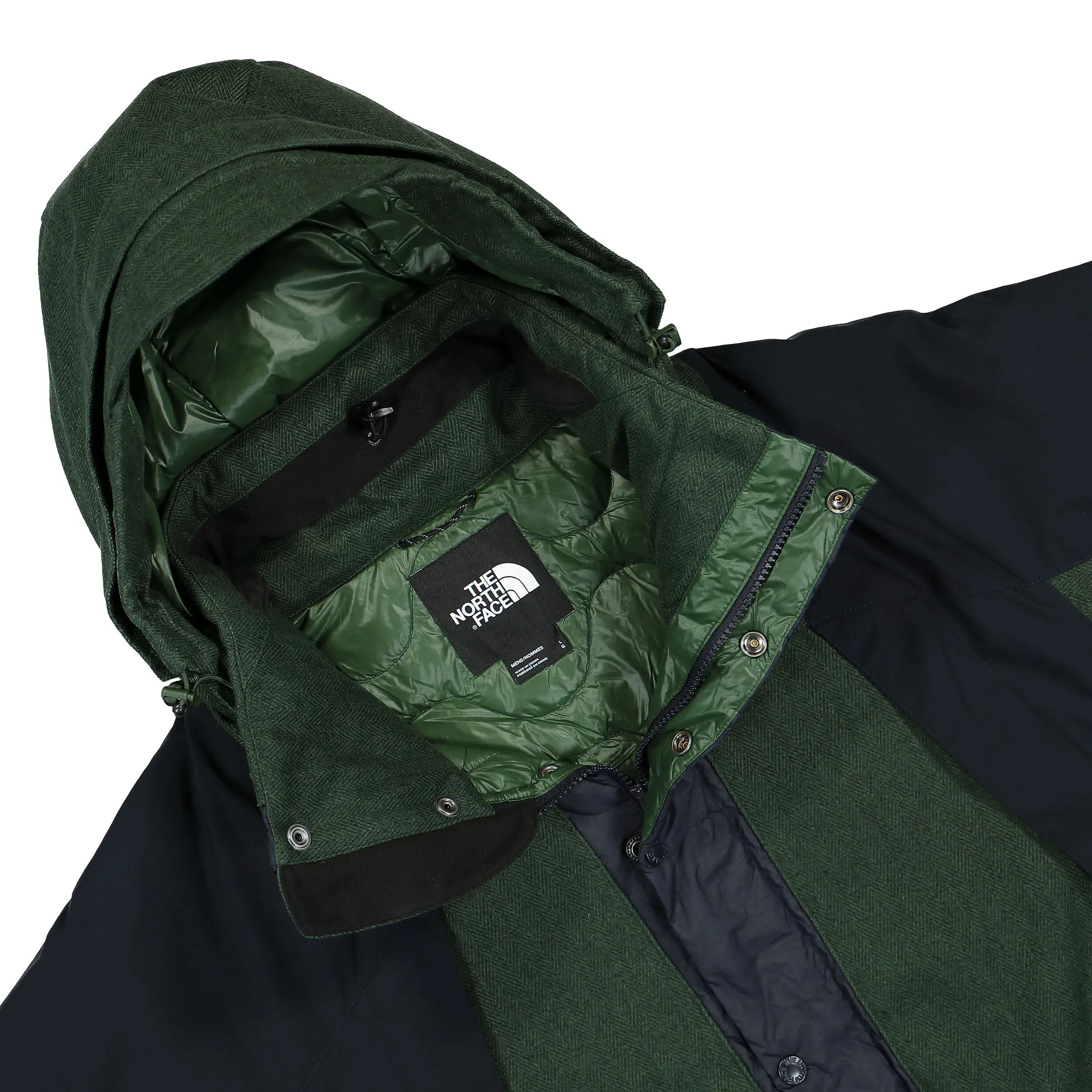 Fabric Mix Down Jacket - AP sold by OVERKILL product image thumbnail 3