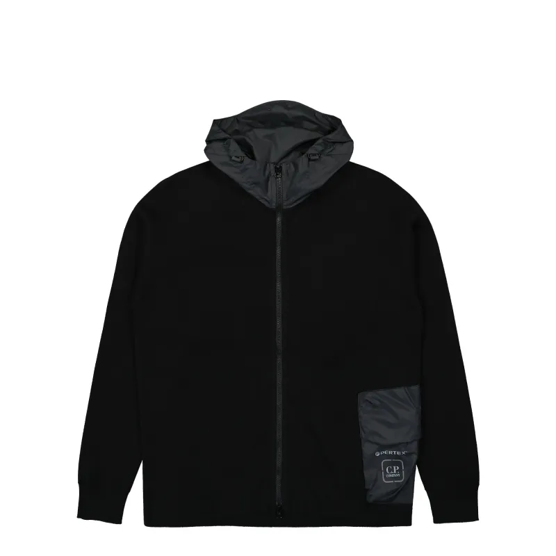 Metropolis Series Double Mixed Zipped Hoodie made by C.P. Company