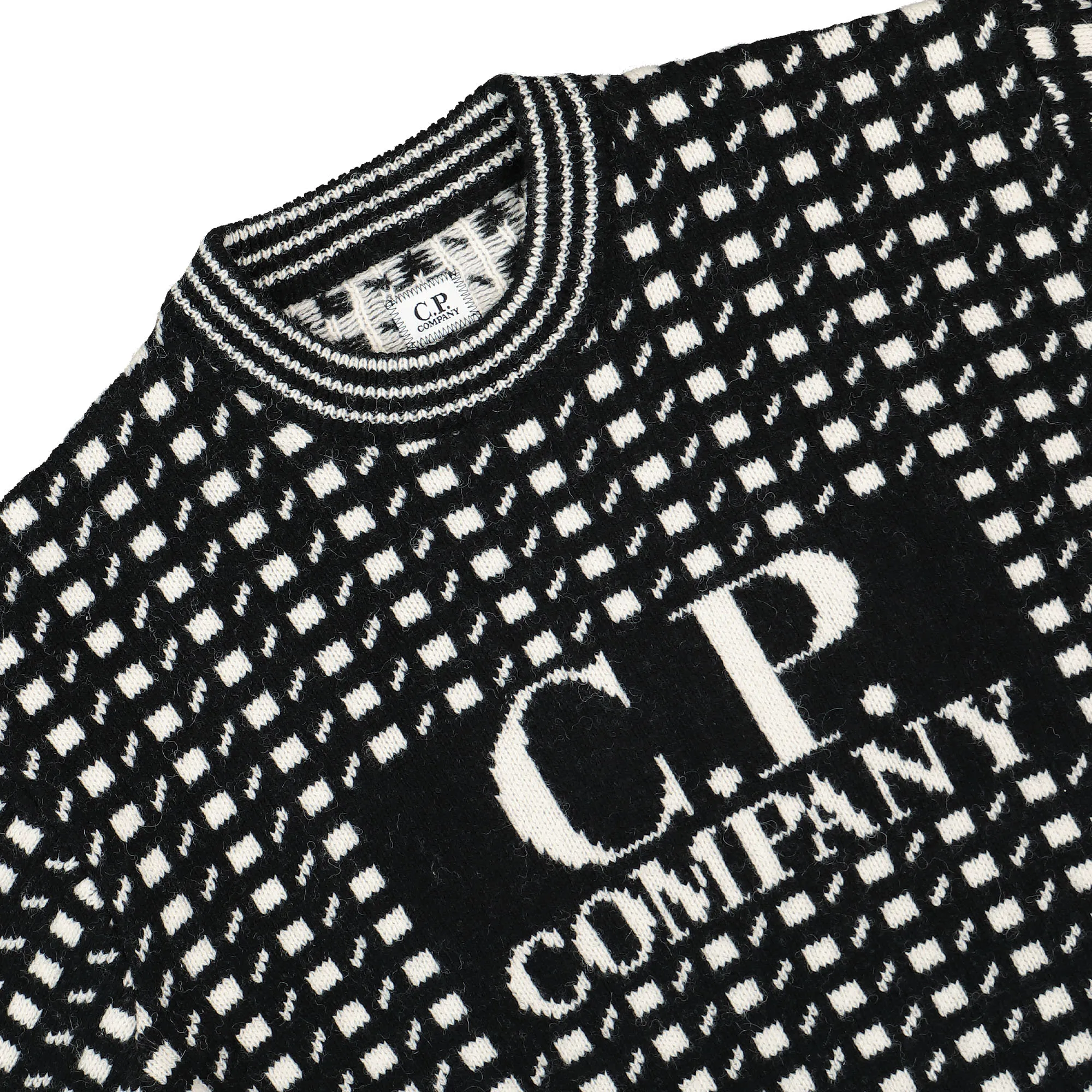 Wool Jacquard Crew Neck sold by OVERKILL product image thumbnail 3