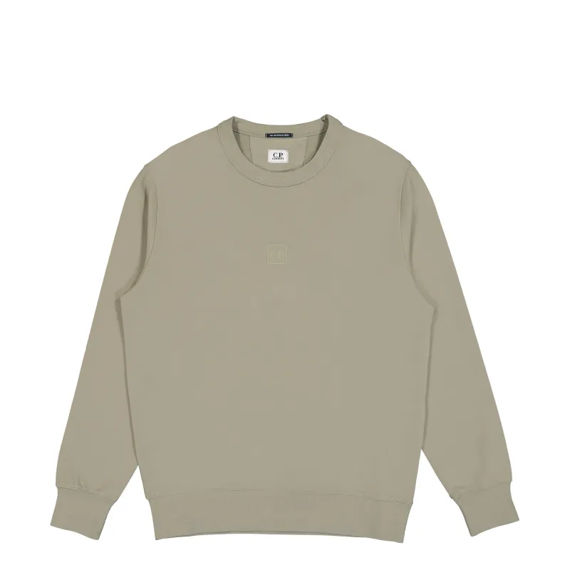 Stretch Fleece Logo Badge Sweatshirt made by C.P. Company