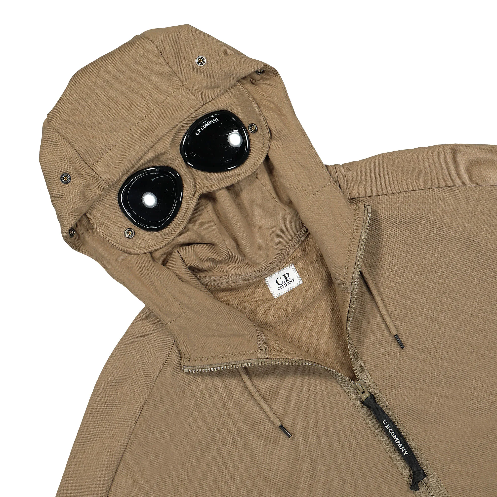 Diagonal Raised Fleece Goggle Zipped Hoodie sold by OVERKILL product image thumbnail 3