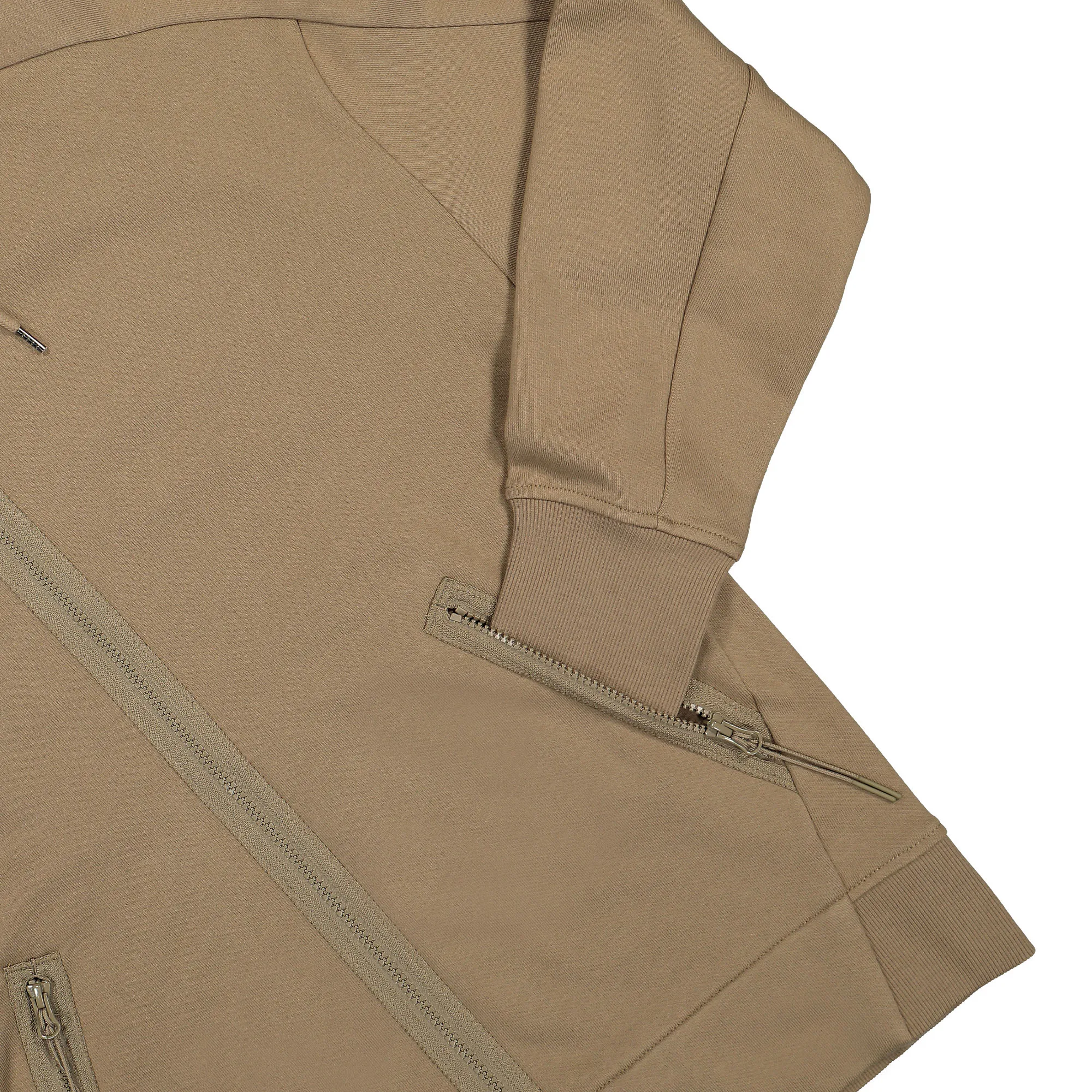 Diagonal Raised Fleece Goggle Zipped Hoodie sold by OVERKILL product image thumbnail 4