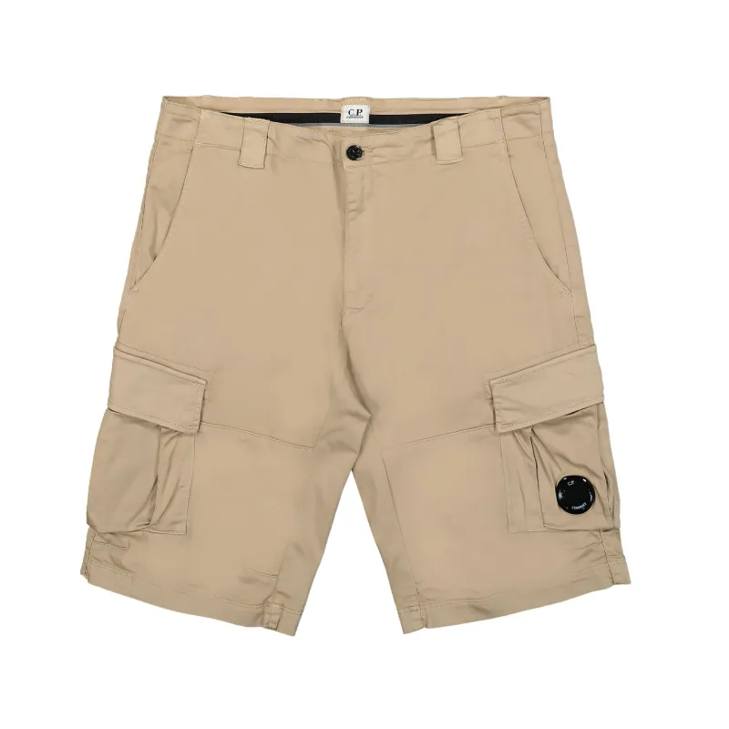 Stretch Sateen Cargo Shorts sold by OVERKILL