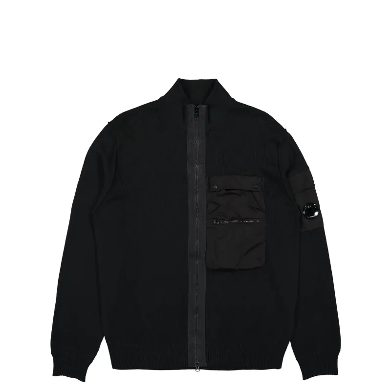 Cotton Mixed Zipped Knit made by C.P. Company