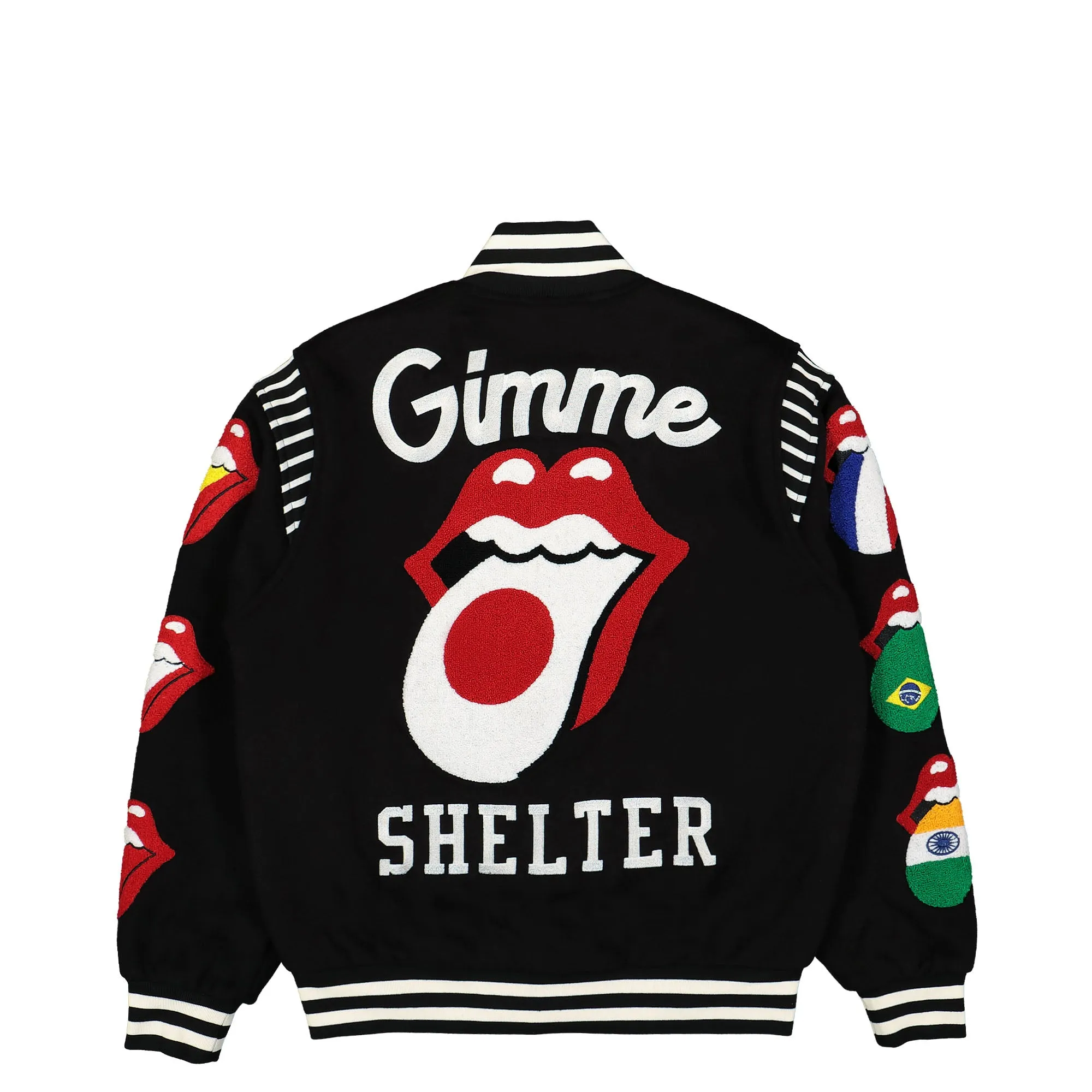 Rolling Stones x Market World Flag Varsity Jacket sold by OVERKILL product image thumbnail 3