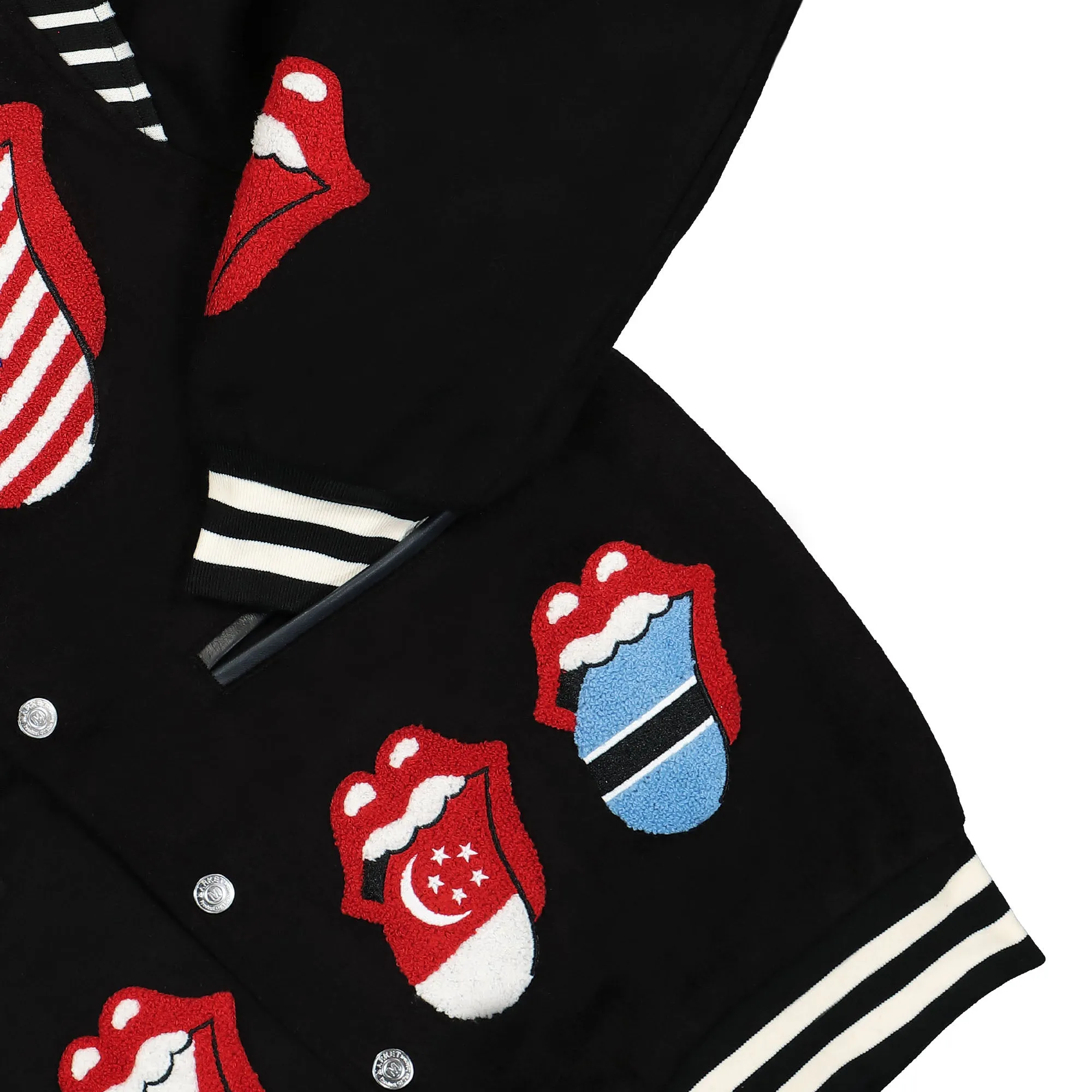Rolling Stones x Market World Flag Varsity Jacket sold by OVERKILL product image thumbnail 4