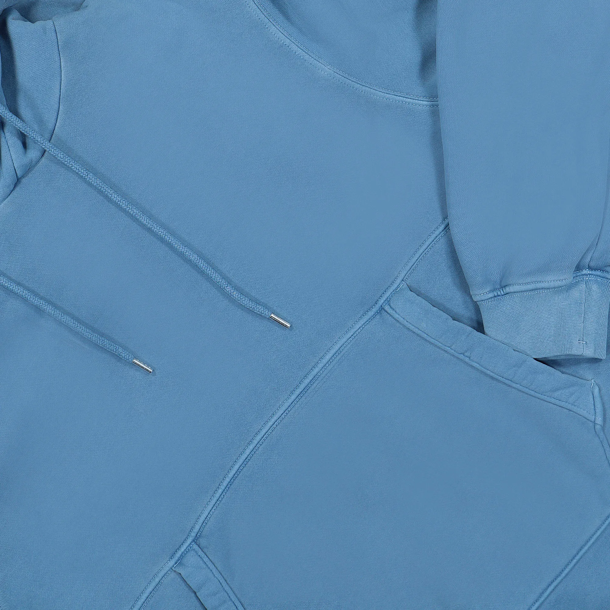 Brushed and Emerized Diagonal Fleese Hoodie sold by OVERKILL product image thumbnail 4