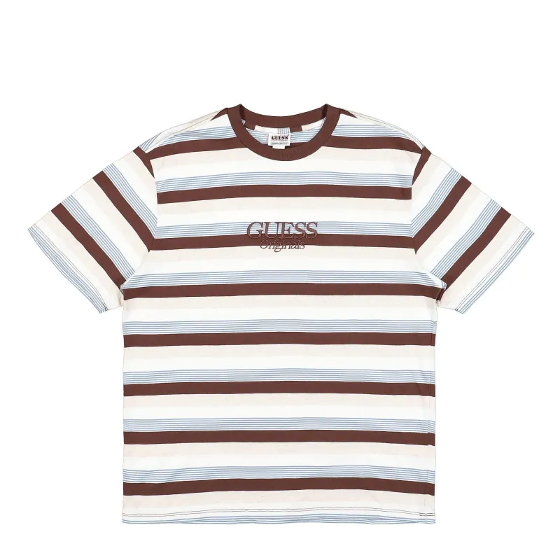 Go Cole Heather Stripe Tee made by OVERKILL