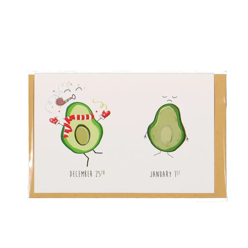"December 25Th January 1St " Card made by OVERKILL