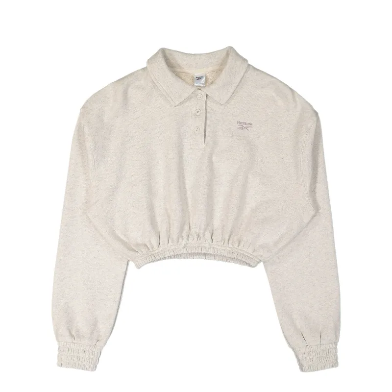 Wmns Classics French Terry Collared Sweatshirt made by Reebok