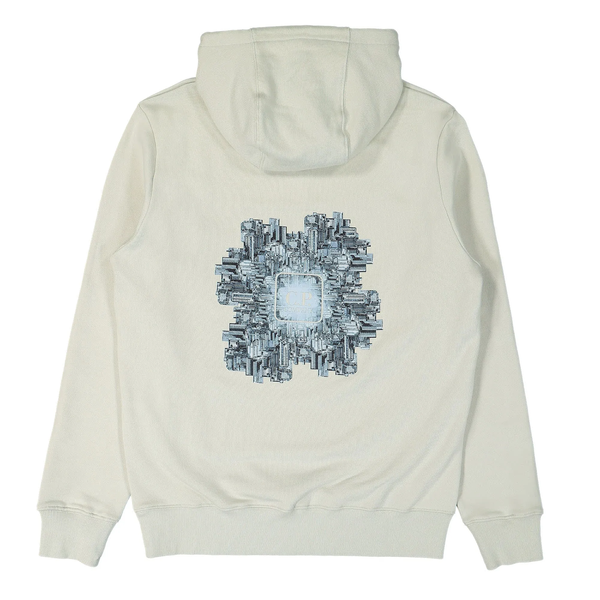 Diagonal Raised Fleece Hoodie sold by OVERKILL product image thumbnail 3