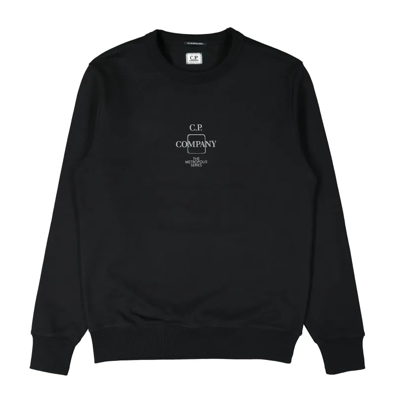 Diagonal Raised Fleece Sweatshirt made by C.P. Company