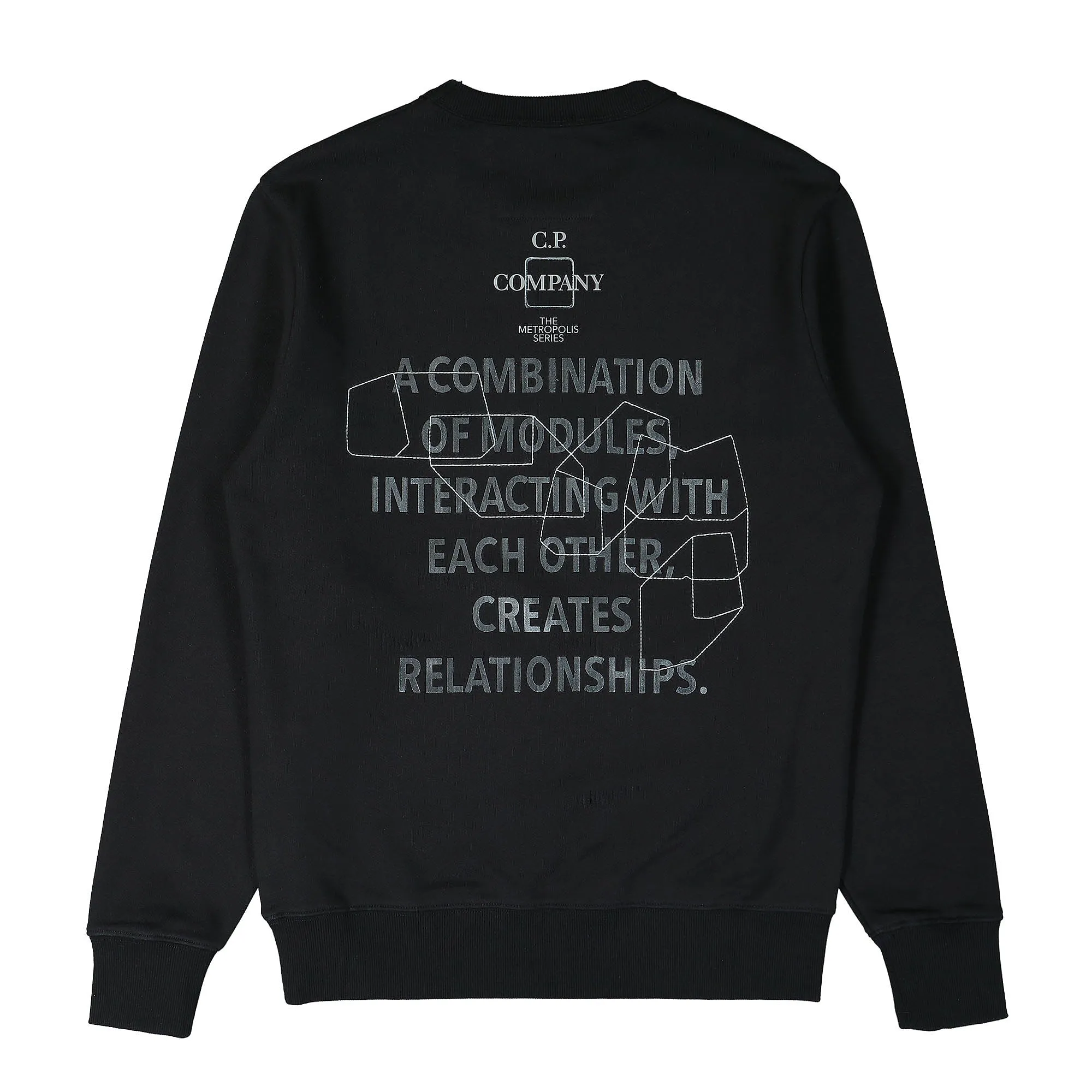 Diagonal Raised Fleece Sweatshirt sold by OVERKILL product image thumbnail 3