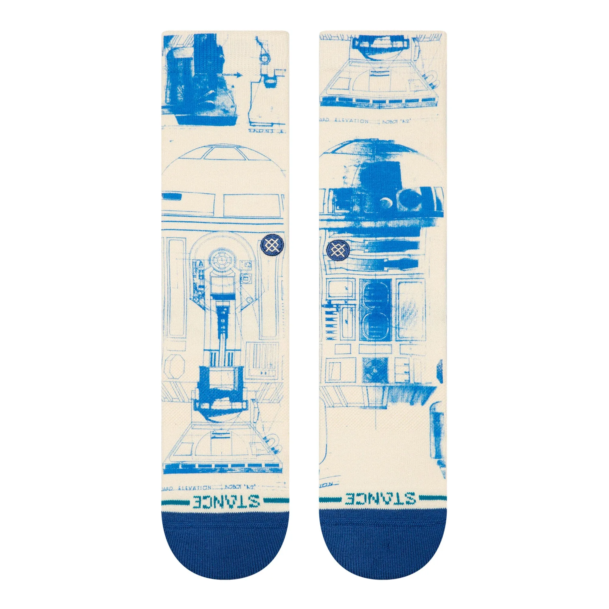 R2 D2 SW Crew Socks sold by OVERKILL product image thumbnail 3
