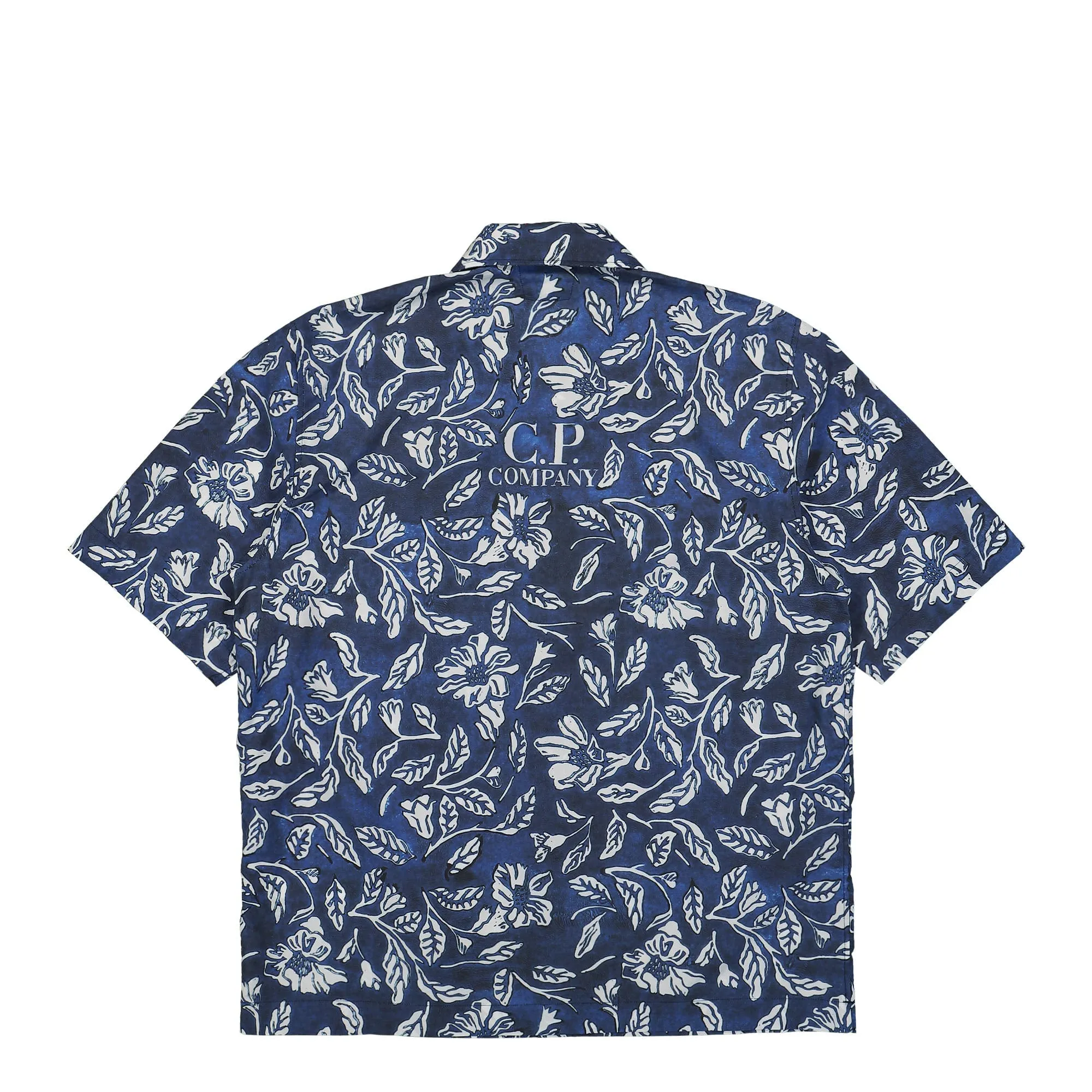 Popeline All-Over Flower Stamp Shirt sold by OVERKILL product image thumbnail 2