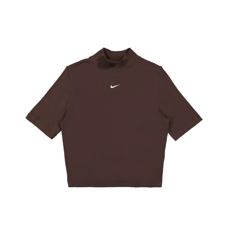 W NSW Essentials Rib Mock SS Top made by Nike