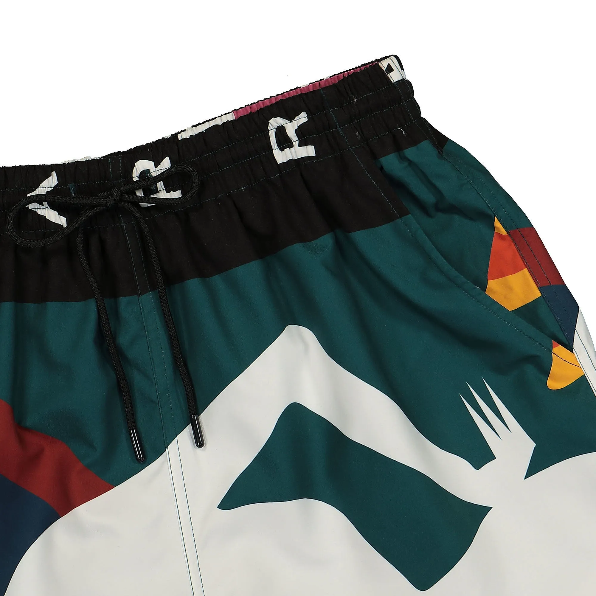 Beached In White Swim Shorts sold by OVERKILL product image thumbnail 4