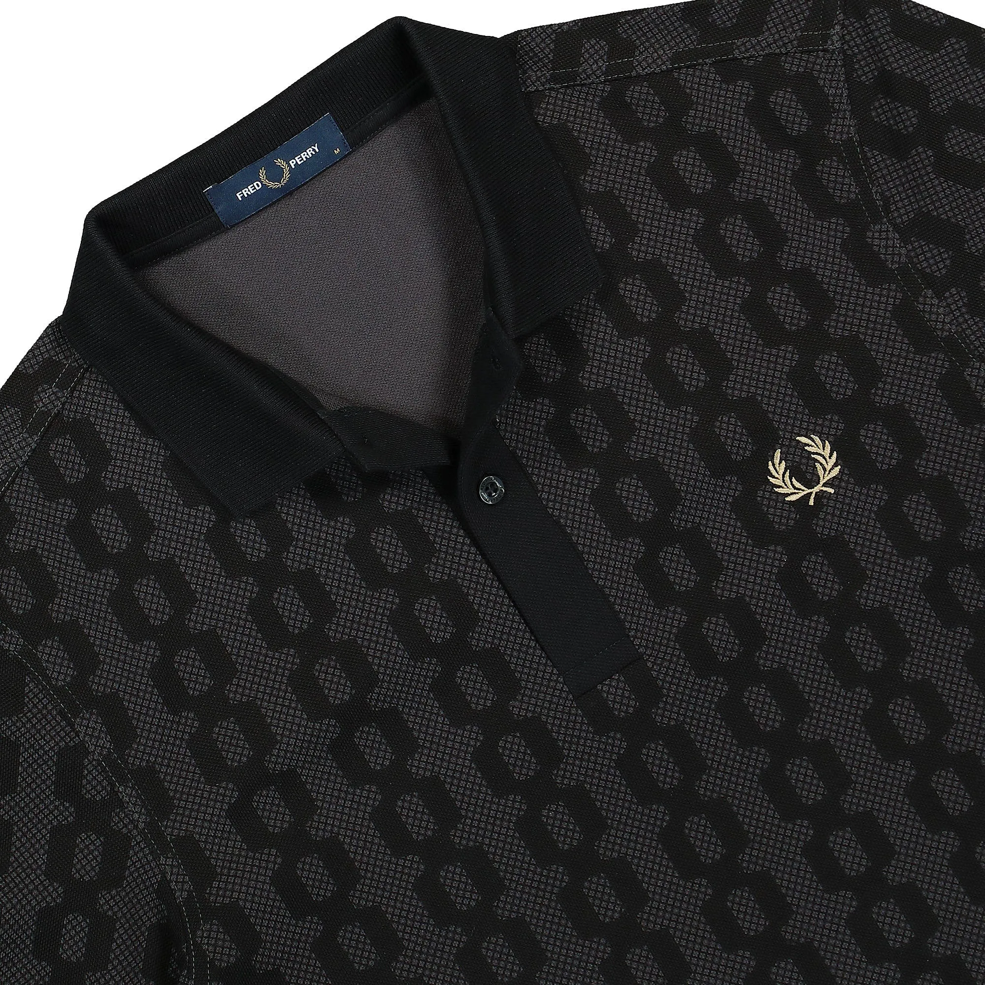 Cable Print Polo Shirt sold by OVERKILL product image thumbnail 3