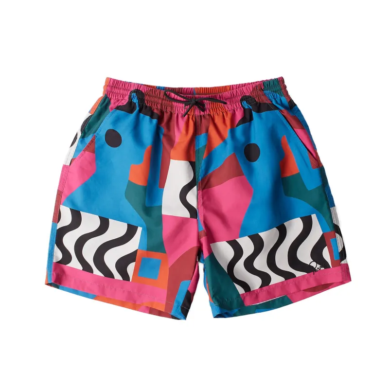 Distorted Water Swim Shorts sold by OVERKILL