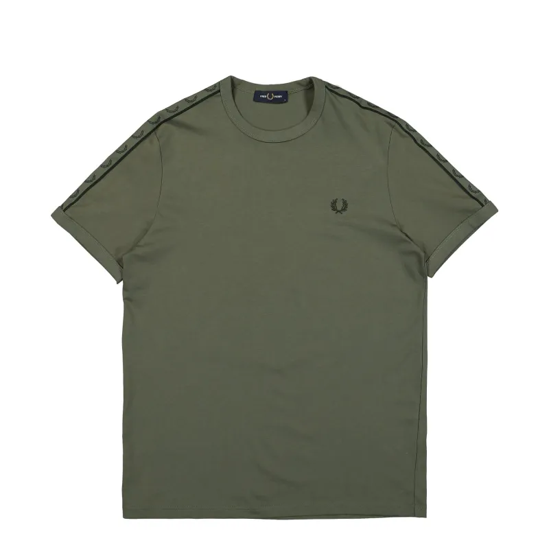 Contrast Tape Ringer T-Shirt made by Fred Perry