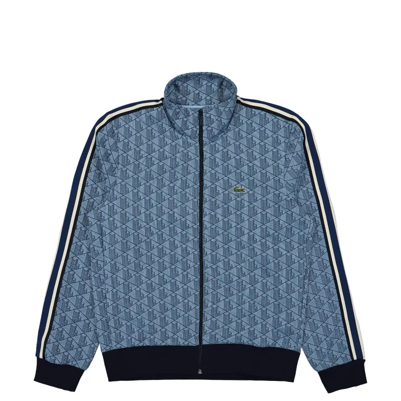 Paris Jacquard Monogram Track Jacket made by Lacoste