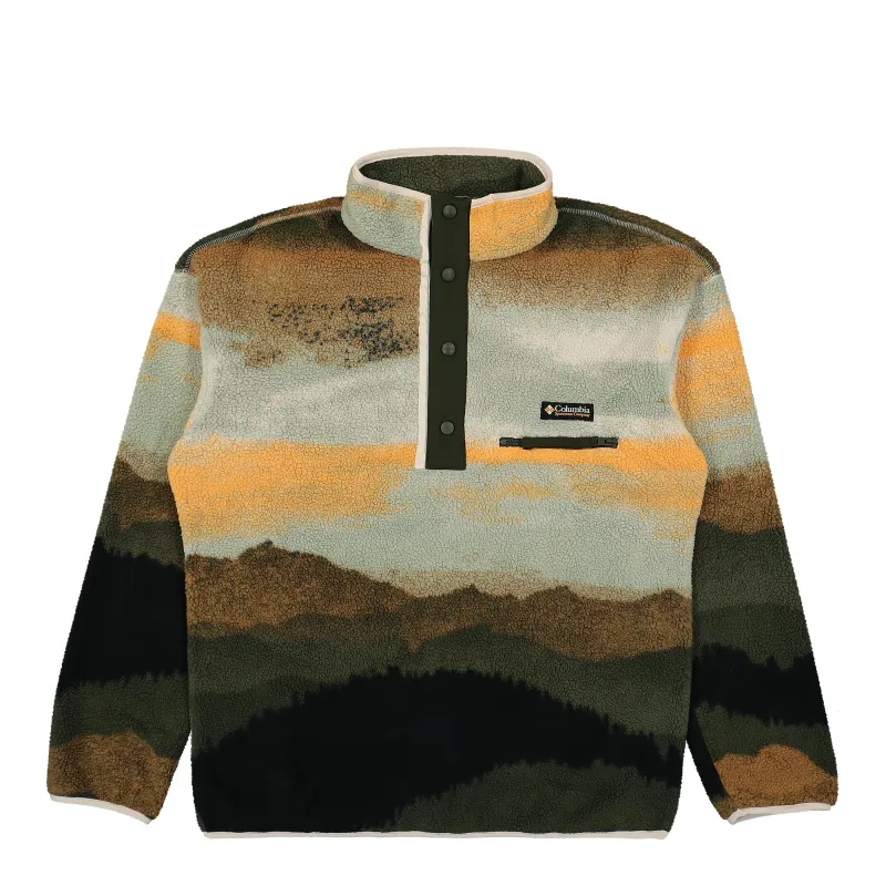 Helvetia II Printed Half Snap Fleece sold by OVERKILL