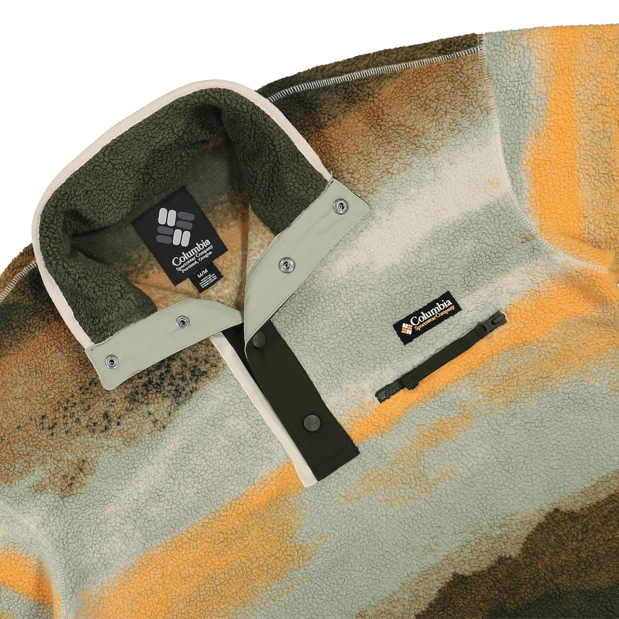 Helvetia II Printed Half Snap Fleece sold by OVERKILL product image thumbnail 3