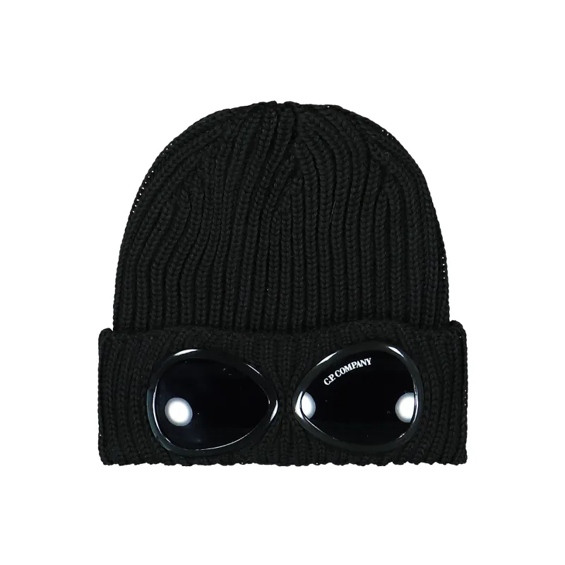 Extra Fine Merino Wool Goggle Beanie made by C.P. Company