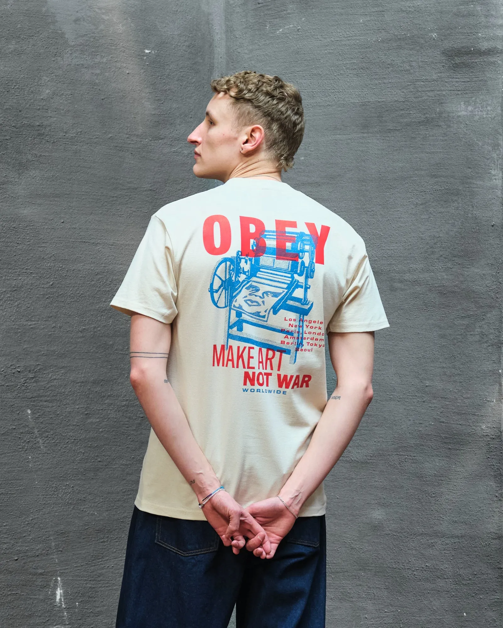 Printing Press Make Art T-Shirt sold by OVERKILL product image thumbnail 4
