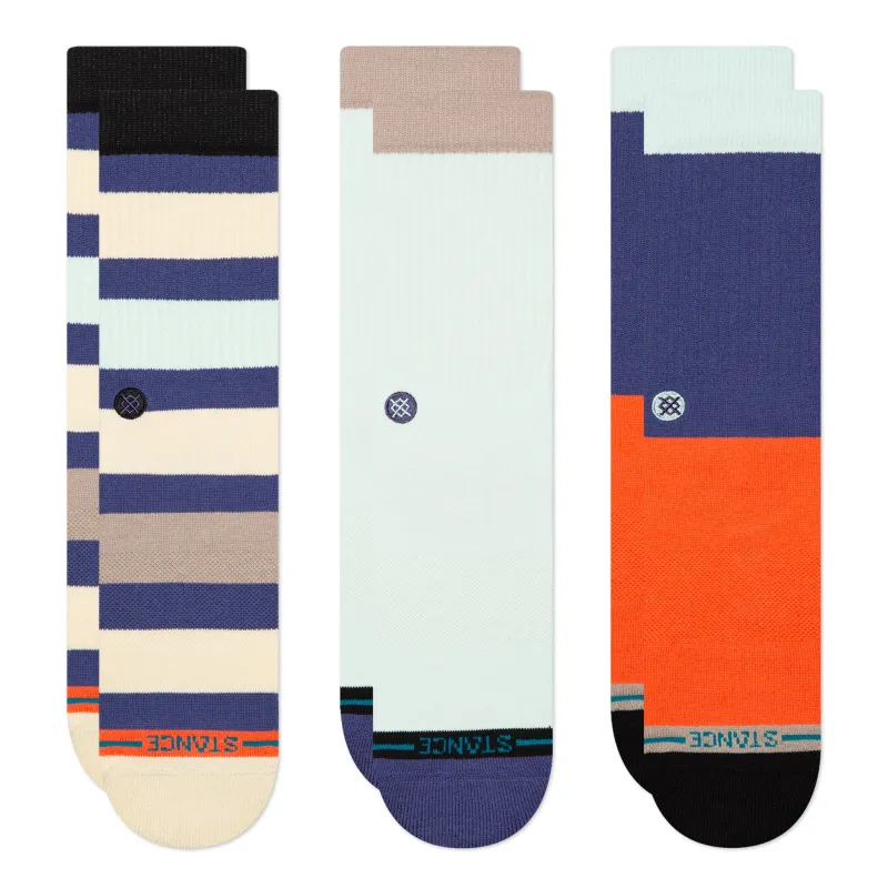 Bayside Crew 3 Pack Socks made by Stance