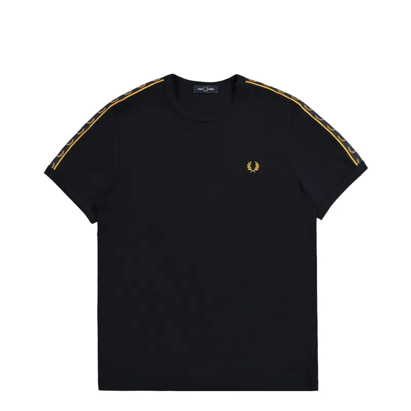 Contrast Tape Ringer T-Shirt made by Fred Perry