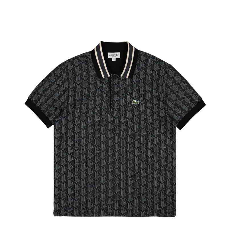 Paris Jacquard Monogram Polo Shirt made by Lacoste