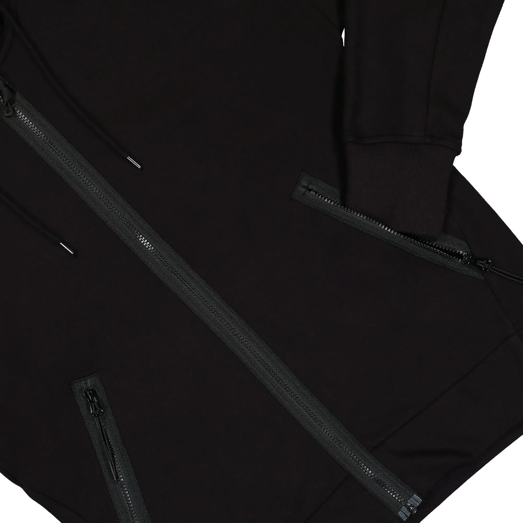 Diagonal Raised Fleece Goggle Zipped Hooded Sweatshirt sold by OVERKILL product image thumbnail 4