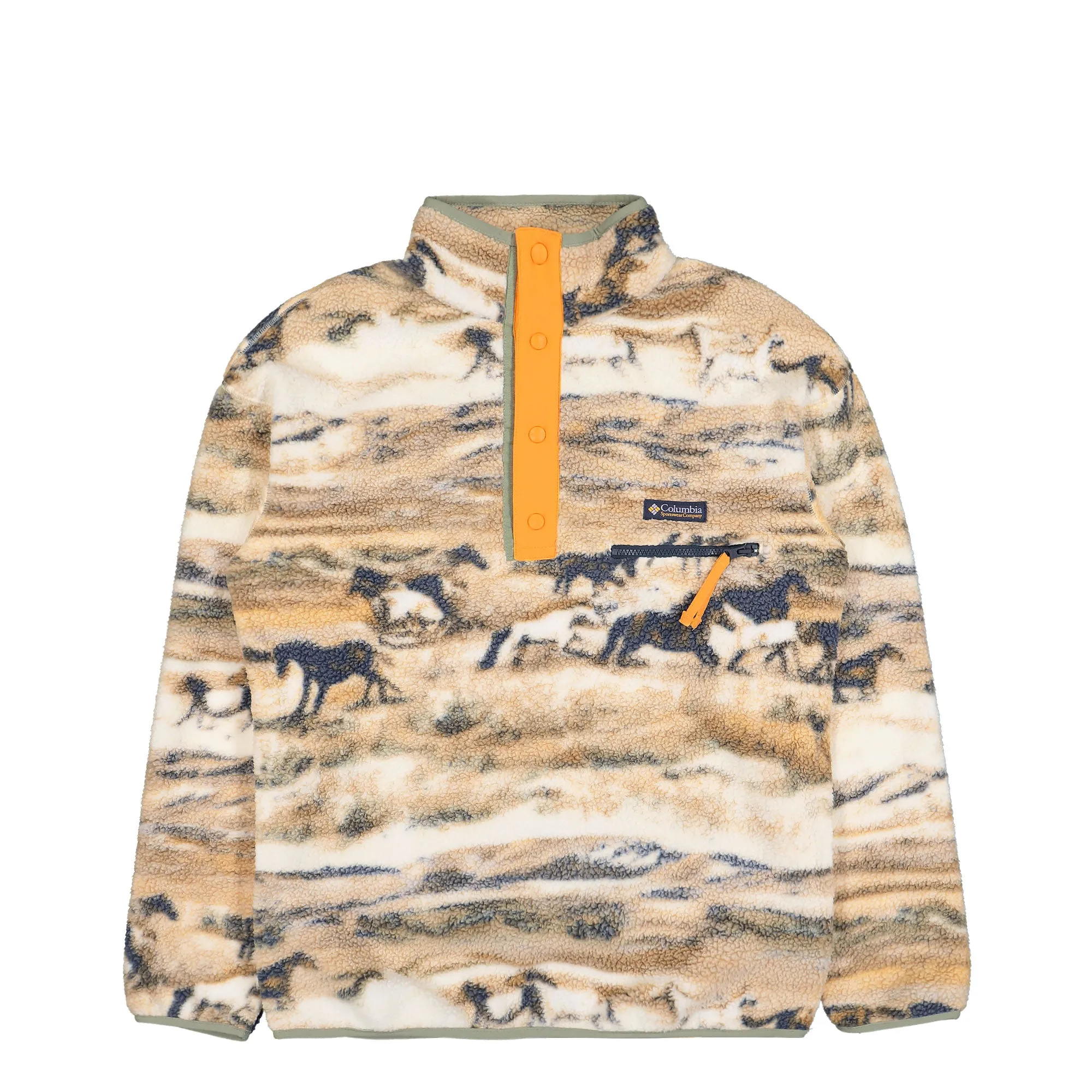 Helvetia II Printed Half Snap Fleece sold by OVERKILL