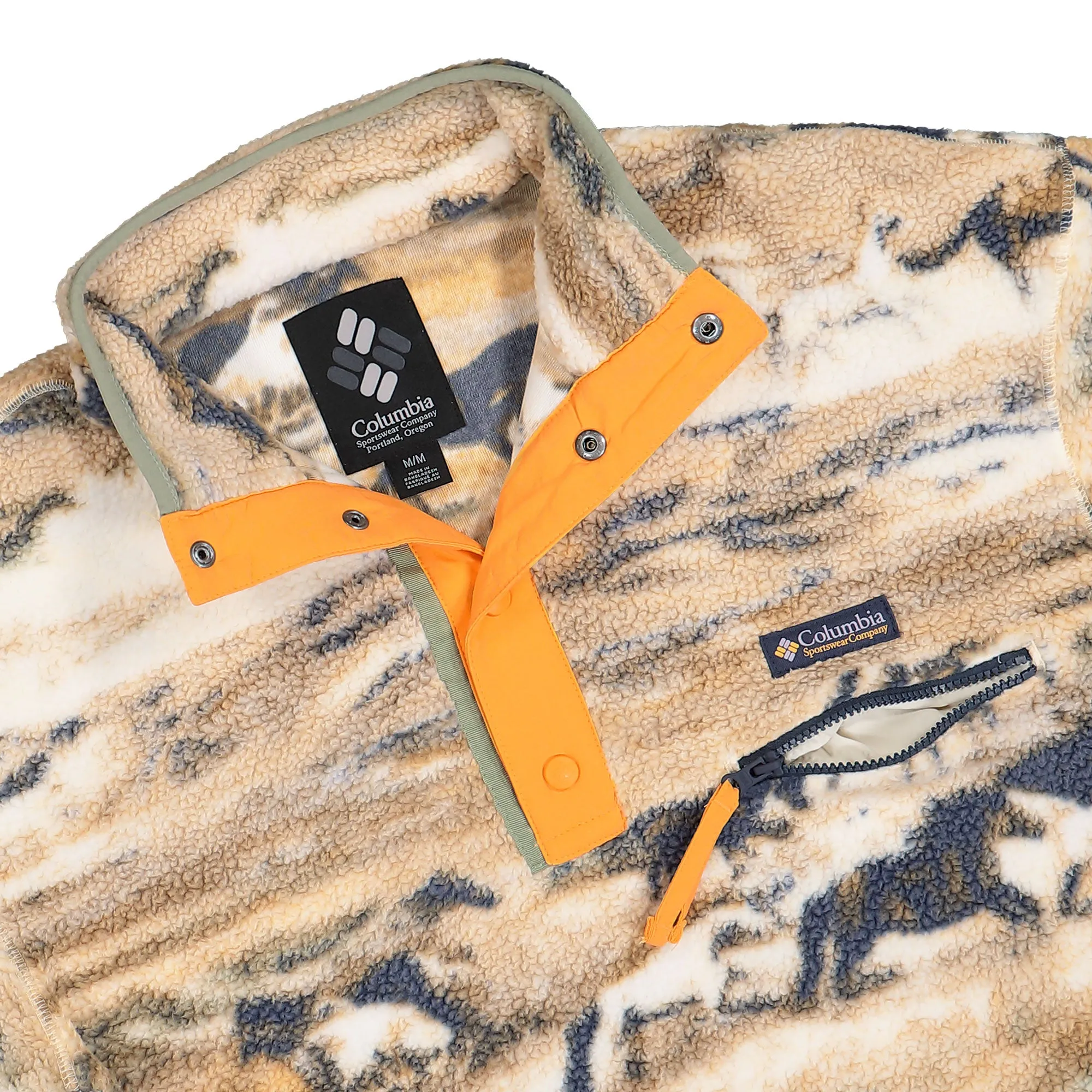 Helvetia II Printed Half Snap Fleece sold by OVERKILL product image thumbnail 3