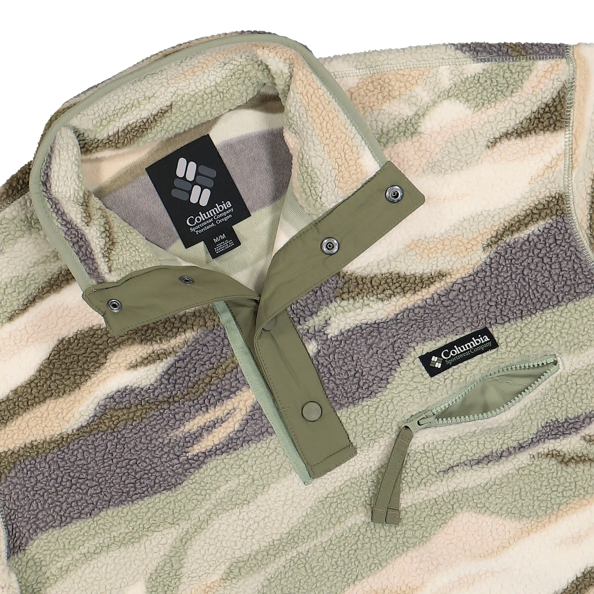 Helvetia II Printed Half Snap Fleece sold by OVERKILL product image thumbnail 3